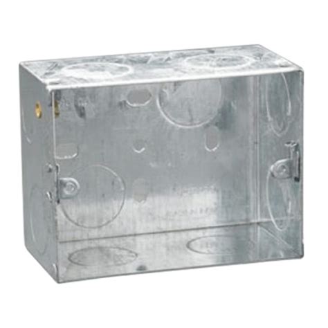 3 module metal box|legrand metal flush box.